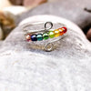 To My Daughter - Drive Away Your Anxiety Rainbow Beads Fidget Ring