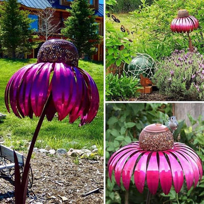 Sensation Pink Coneflower Bird Feeder