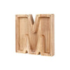 Wooden Letter Piggy Bank