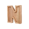 Wooden Letter Piggy Bank