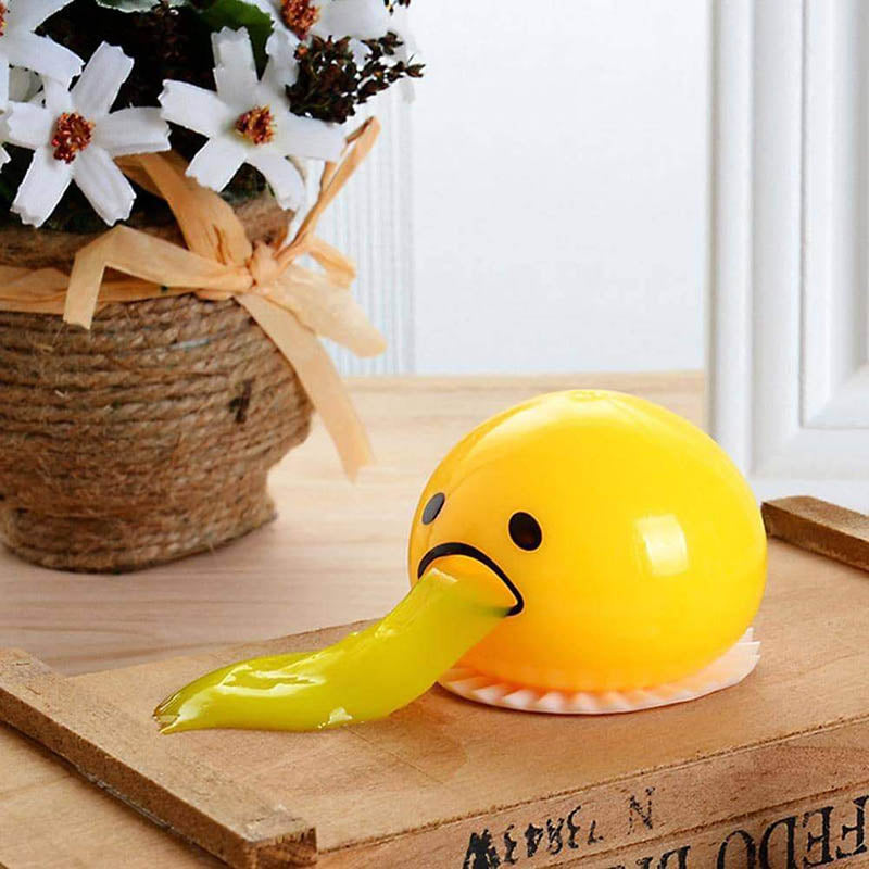 Puking Ball & Puking Egg Yolk Stress Ball