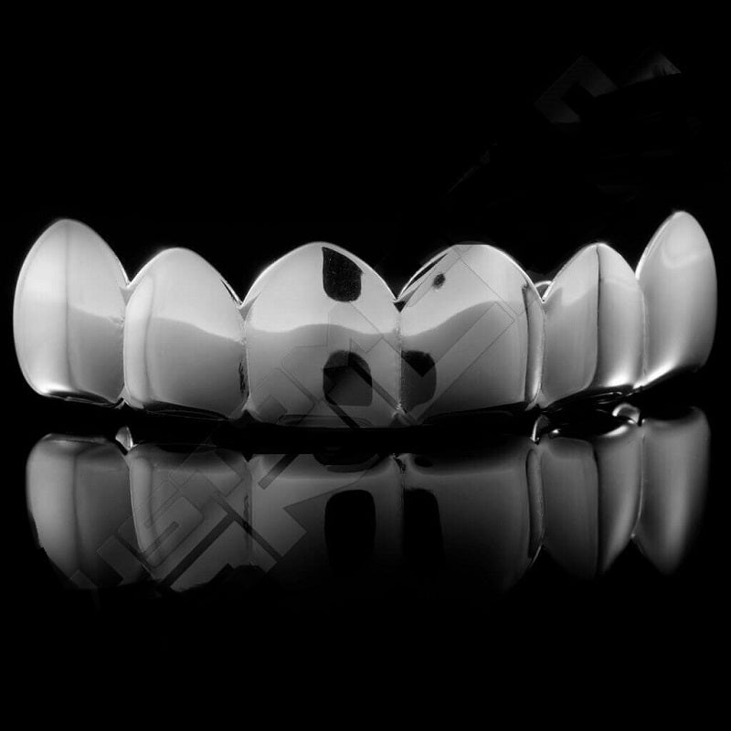 SILVER PLATED 6 TOOTH PREMIUM GRILLS