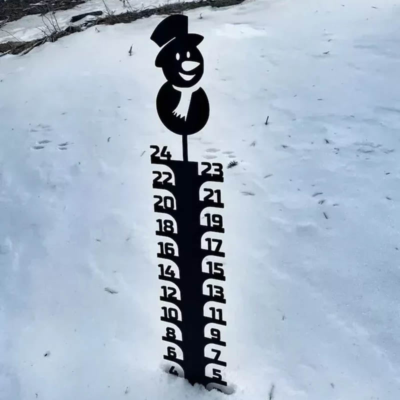 Iron Art Snow Gauge