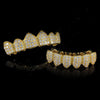 GOLD PLATED CZ CLUSTER PREMIUM GRILLS