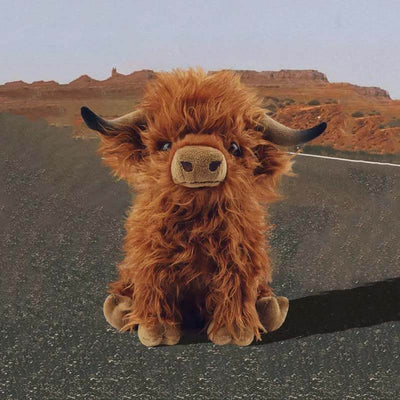 Eco-Friendly Scottish Highland Cow Soft Plush Toy