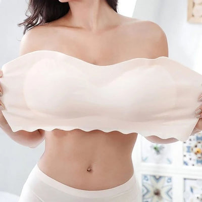 Women Sexy Strapless Bra Invisible Push Up Bras