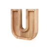 Wooden Letter Piggy Bank