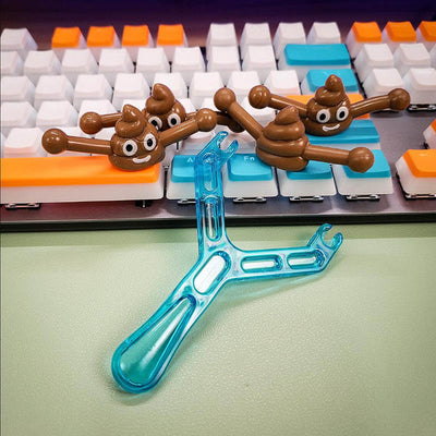 Smiley Poop Slingshot Toy