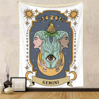 Tarot Wall Hanging Twelve Constellations Art Tapestries