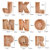 Wooden Letter Piggy Bank