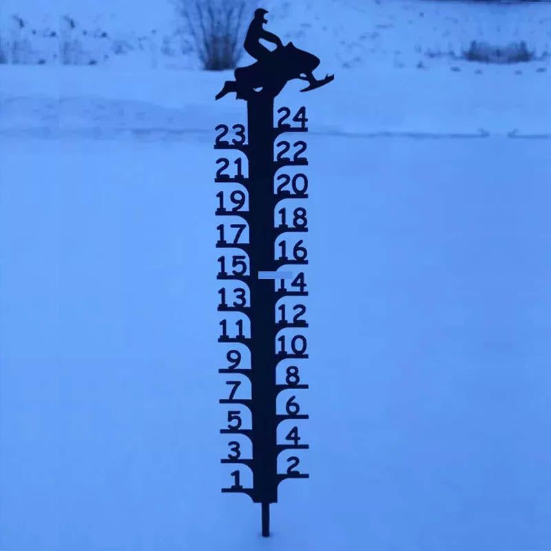 Iron Art Snow Gauge