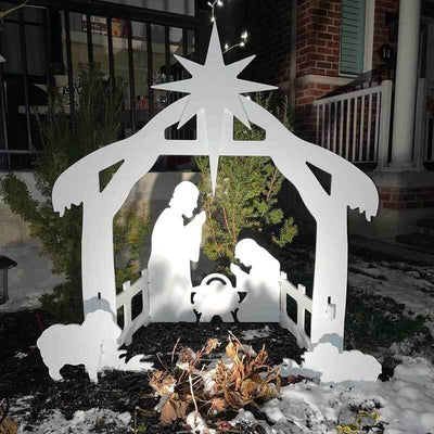 Holy Night Outdoor Christmas Nativity Set