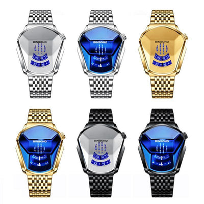 Diamond Style Quartz Watch For Men & Women【Free Shipping】