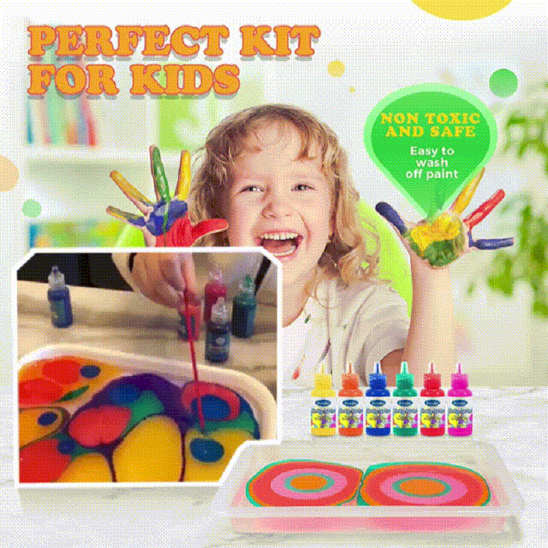 2021 New Water Marbling Paint Art Kit