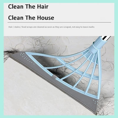 🧹Squeeze Silicone Broom Sweeping Water And Pet Hair