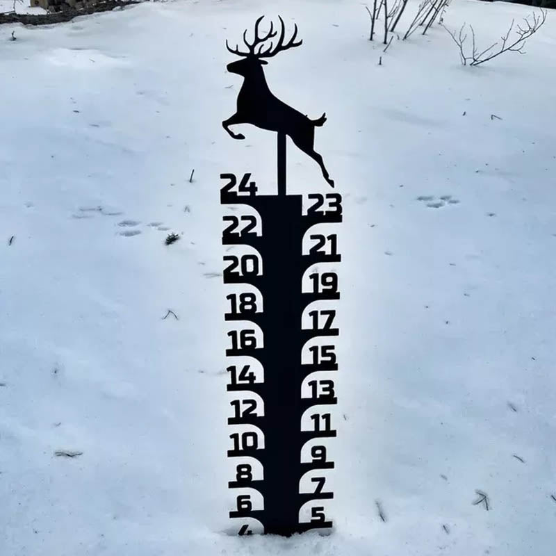 Iron Art Snow Gauge