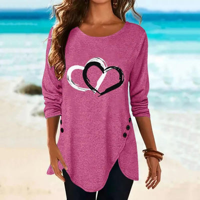 Stealing Hearts Long-Sleeved Top