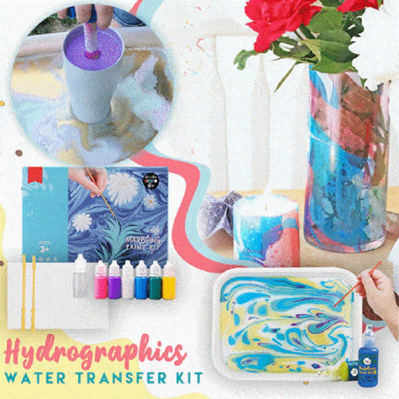 2021 New Water Marbling Paint Art Kit