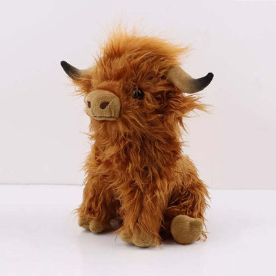 Eco-Friendly Scottish Highland Cow Soft Plush Toy