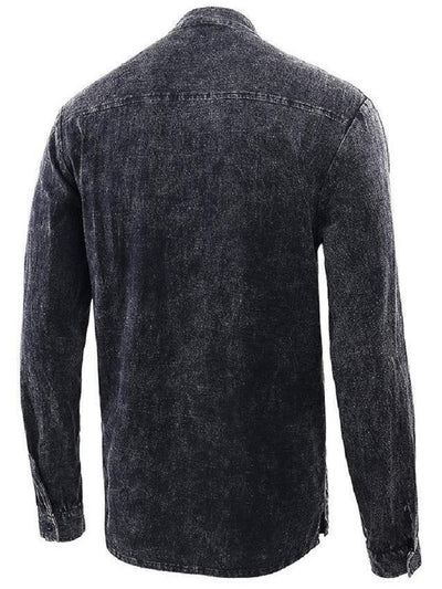 Men's Gothic Retro Long Sleeve Shirt