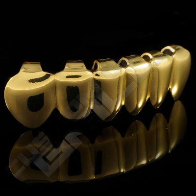 GOLD PLATED VAMPIRE FANG GRILLS