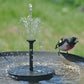 Solar Powered Bird Fountain Kit