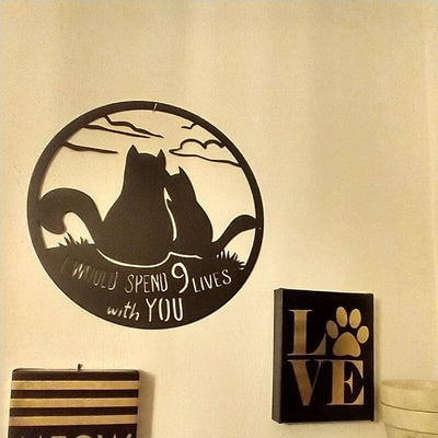 9 Lives Together Wall Art