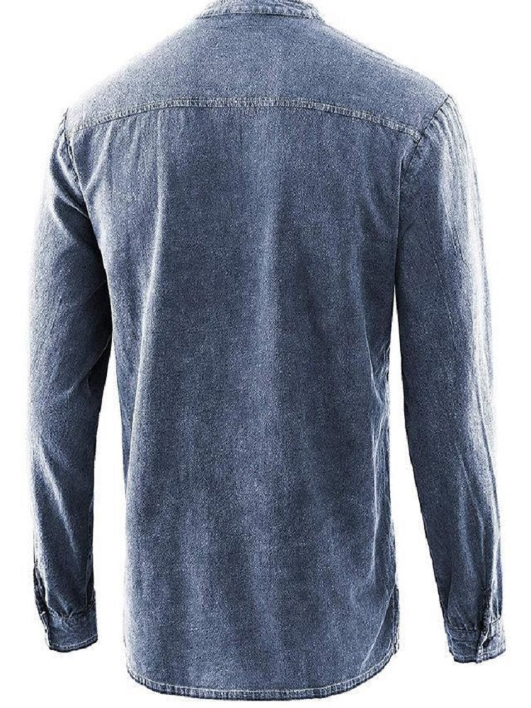 Men's Gothic Retro Long Sleeve Shirt