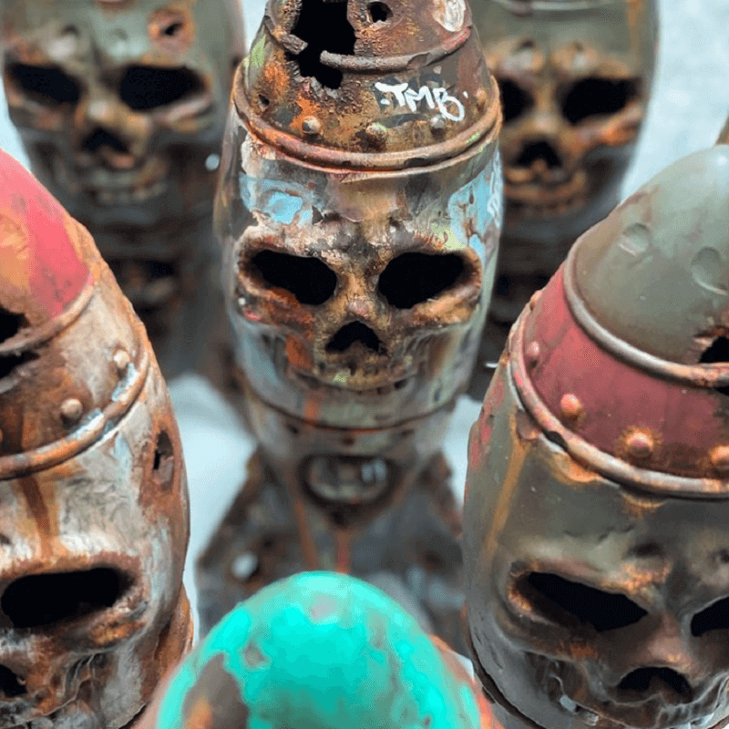 The Skull Bomb - Small Nuclear Warhead Decor