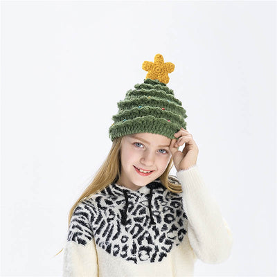 Christmas Tree Winter Warm Knitted Hat