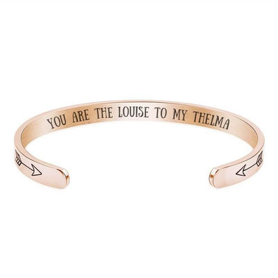 "You Are The Louise To My Thelma" & "You Are The Thelma To My Louise" Bracelet