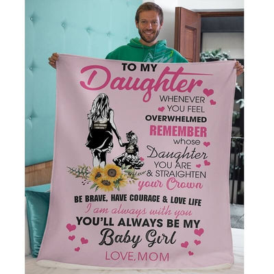 To My Daughter - From Mom - A327 - Premium Blanket