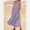 Women's Sleeveless Cotton Dress