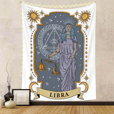 Tarot Wall Hanging Twelve Constellations Art Tapestries