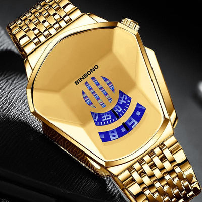 Diamond Style Quartz Watch For Men & Women【Free Shipping】