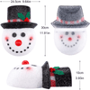 Snowman Porch Light Covers