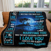 To My Wife - From Husband - Coupleblanket - A332 - Premium Blanket