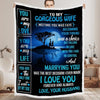 To My Wife - From Husband - Coupleblanket - A332 - Premium Blanket