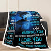 To My Wife - From Husband - Coupleblanket - A332 - Premium Blanket