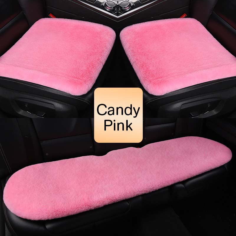 Plush Car Seat Cushion