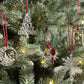 SOLID PEWTER CHRISTMAS TREE ORNAMENT