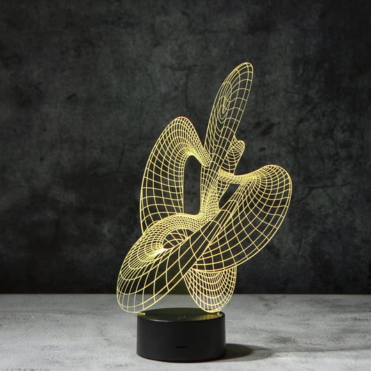 Artistic 3D Illusion Lamp