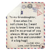 To My Granddaughter - From Grandma - AirMailBlanket - A325 - Premium Blanket