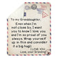 To My Granddaughter - From Grandma - AirMailBlanket - A325 - Premium Blanket