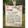 To My Granddaughter - From Grandma - AirMailBlanket - A325 - Premium Blanket