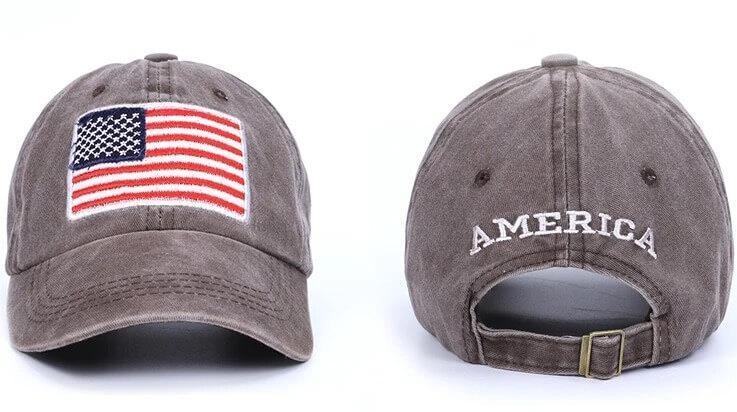 American Flag Baseball Cap USA Flag Trucker Hat