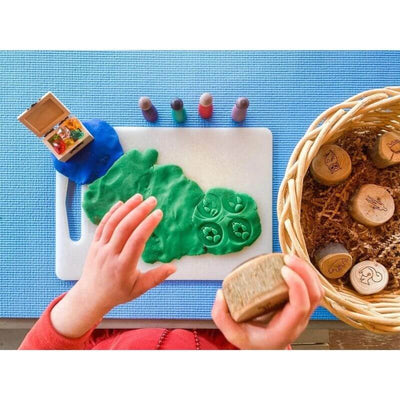 9 Pieces Animal Tracks Playdoh Stamps