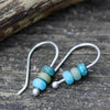 Beaded Turquoise Earrings