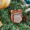 Bear Shape Sapele Wood Mini Thumb Piano