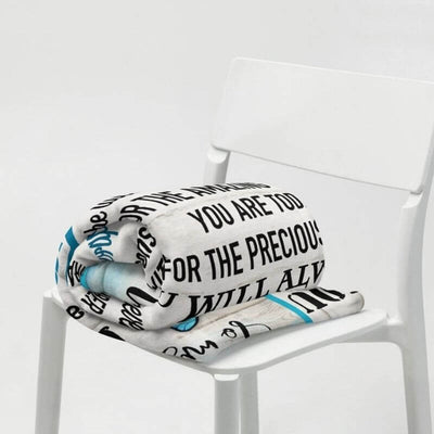 From Mom to My Daughter - I want You to Know I Love You Fleece Blanket